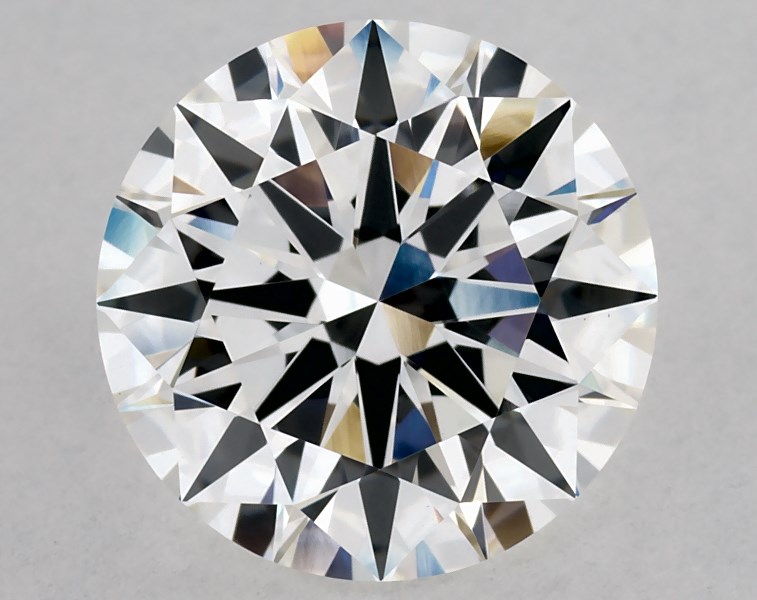 2.52 carat round diamond, F VS1