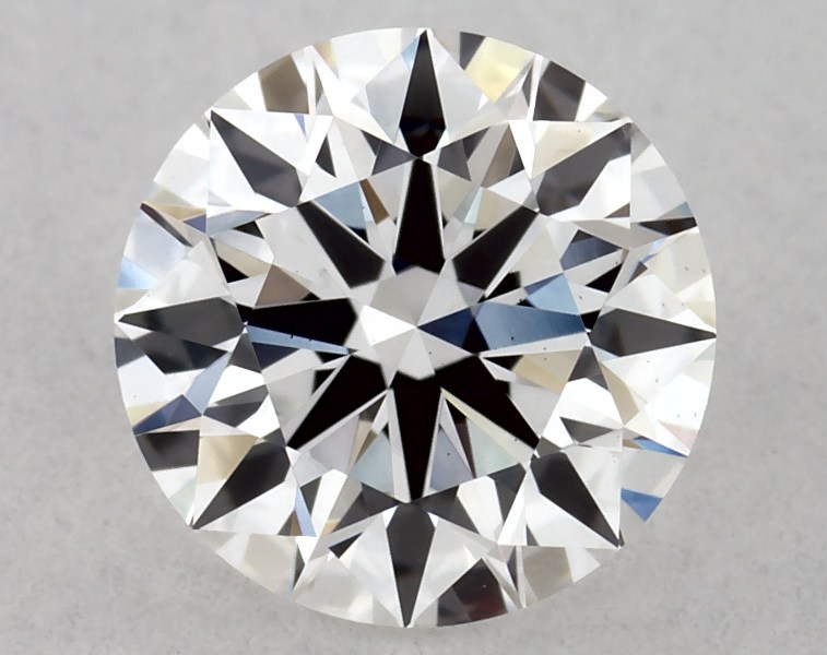 0.71 carat round diamond, E VS1
