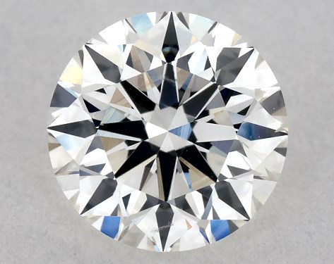 GIA 0.76 Carat H-SI1 Excellent Cut Round Natural Diamond