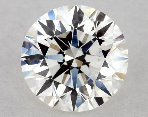 GIA 0.80 Carat H-SI1 Excellent Cut Round Natural Diamond