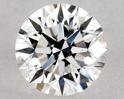 GIA 0.83 Carat H-SI1 Excellent Cut Round Natural Diamond