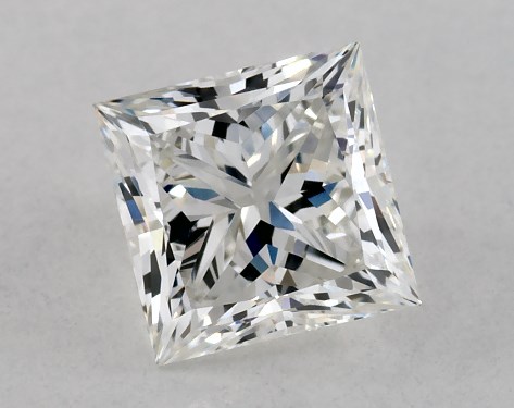 GIA 1.01 Carat H-VS2 Ideal Cut Princess Natural Diamond