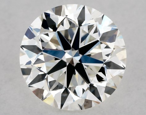 GIA 1.00 Carat H-VS1 Very Good Cut Round Natural Diamond