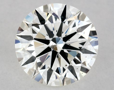 GIA 1.00 Carat I-SI1 Excellent Cut Round Natural Diamond