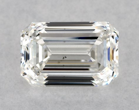 GIA 1.02 Carat H-VS2 Very Good Cut Emerald Natural Diamond