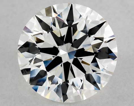 GIA 3.01 Carat H-VS2 Excellent Cut Round Natural Diamond