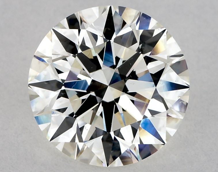 4.03 carat round diamond, I SI1