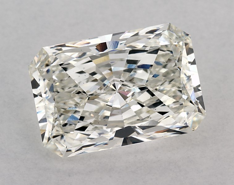 5.04 carat radiant diamond, G VS2