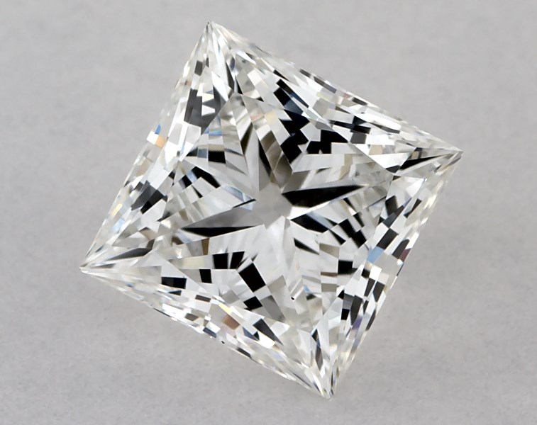 0.74 carat princess diamond, E VS1