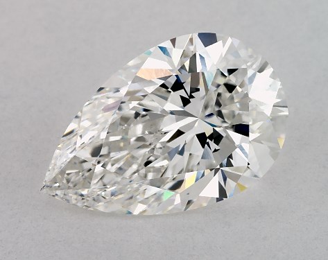 IGI 3.15 Carat F-VVS2 Excellent Cut Pear Lab-Grown Diamond