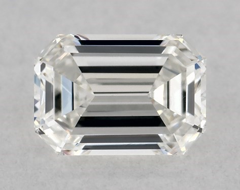 GIA 0.32 Carat F-VVS2 Good Cut Emerald Natural Diamond