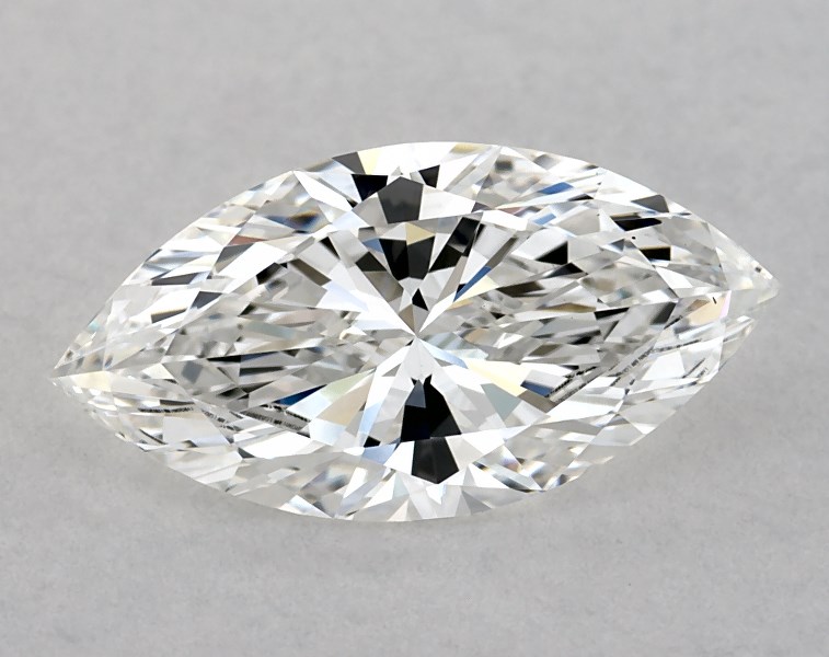 1.38 carat marquise diamond, E VS1