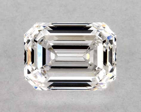 GIA 1.01 Carat F-VS1 Very Good Cut Emerald Natural Diamond