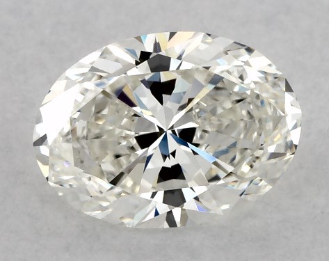 GIA 1.00 Carat H-VVS2 Ideal Cut Oval Natural Diamond