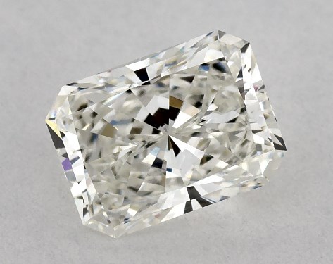 GIA 1.00 Carat H-VS1 Very Good Cut Radiant Natural Diamond