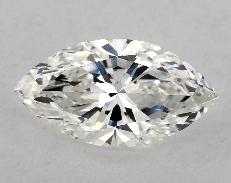 GIA 1.00 Carat H-VS1 Very Good Cut Marquise Natural Diamond