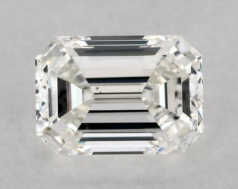 GIA 1.02 Carat H-VS2 Very Good Cut Emerald Natural Diamond