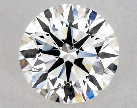 GIA 0.80 Carat H-SI1 Excellent Cut Round Natural Diamond