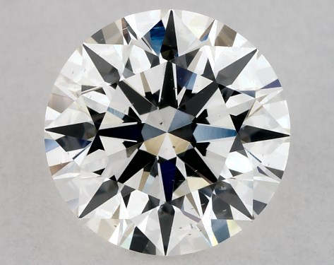 GIA 0.77 Carat H-SI1 Excellent Cut Round Natural Diamond