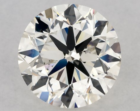 GIA 1.00 Carat J-VS2 Very Good Cut Round Natural Diamond