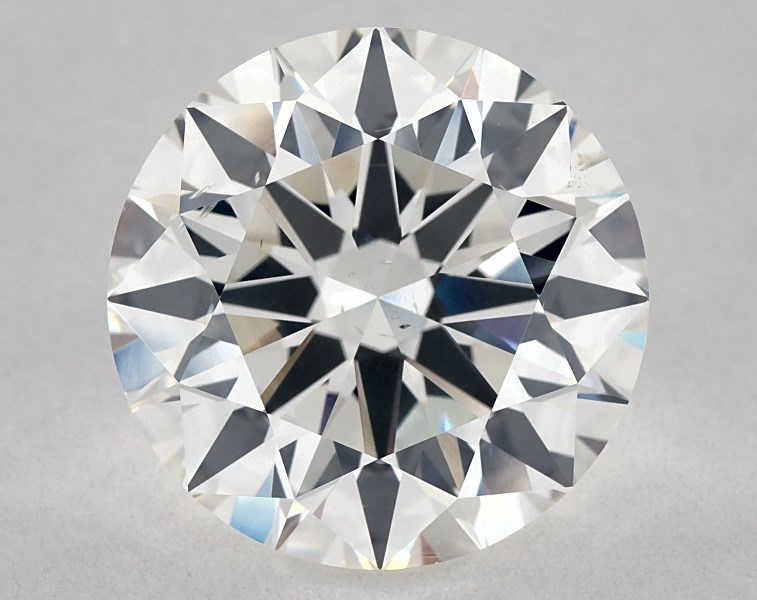 4.94 carat round diamond, I SI1