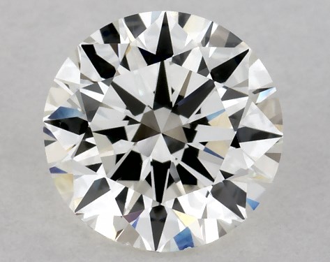 GIA 1.00 Carat H-VS2 Very Good Cut Round Natural Diamond