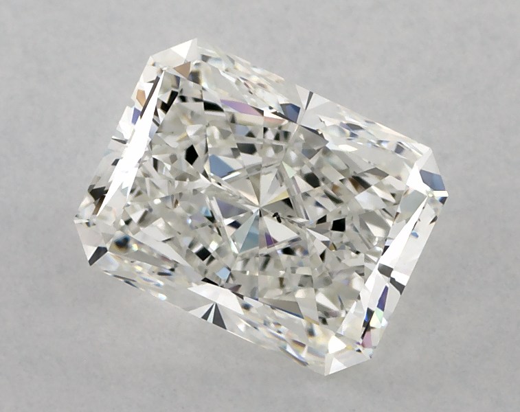 2.5 carat radiant diamond, I VS2