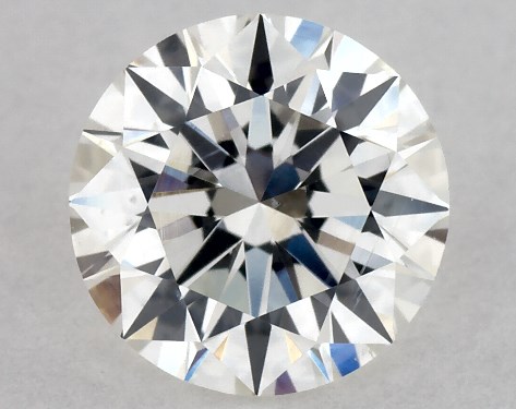 GIA 0.74 Carat H-SI1 Excellent Cut Round Natural Diamond