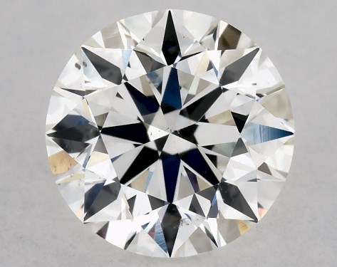 GIA 0.80 Carat H-SI1 Excellent Cut Round Natural Diamond