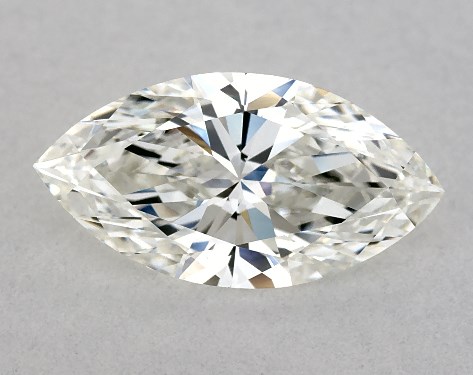 GIA 1.00 Carat H-VS2 Ideal Cut Marquise Natural Diamond