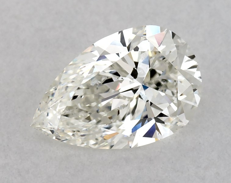0.81 carat pear diamond, I SI1