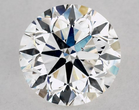 GIA 1.01 Carat H-SI1 Very Good Cut Round Natural Diamond
