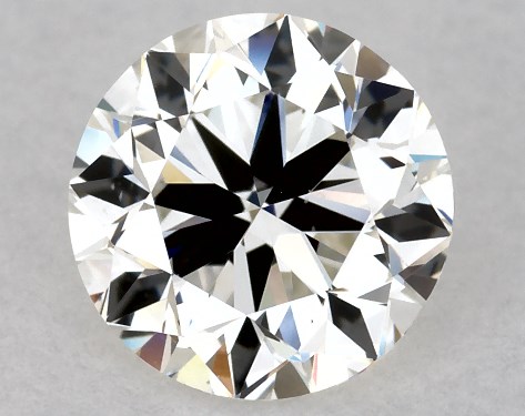 GIA 1.00 Carat H-VS2 Very Good Cut Round Natural Diamond