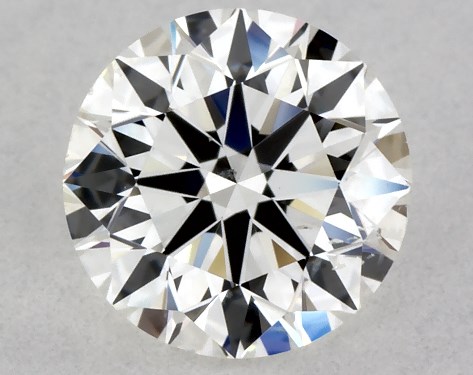 GIA 0.75 Carat H-SI1 Excellent Cut Round Natural Diamond