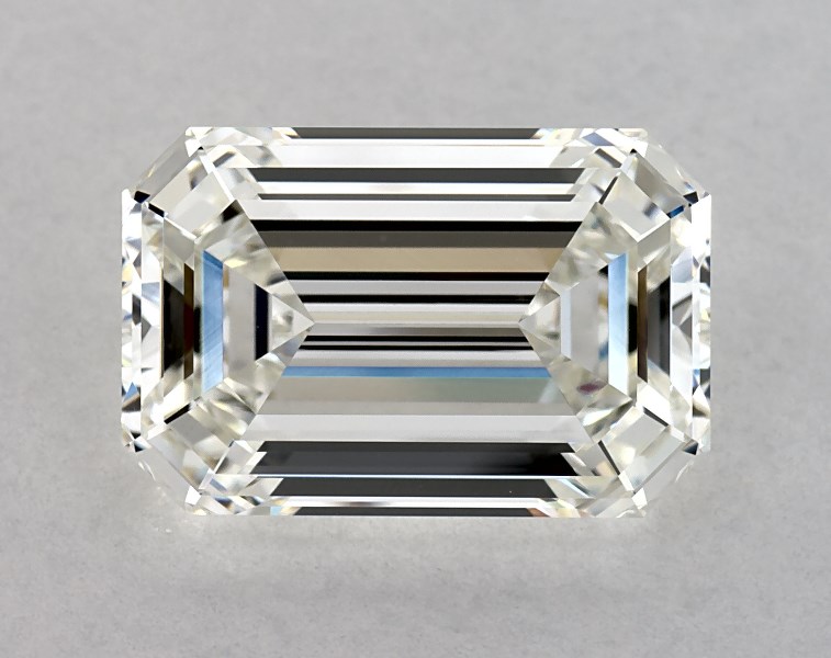 5.02 carat emerald diamond, I VS1