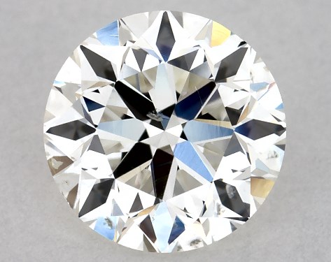 GIA 1.00 Carat I-SI1 Very Good Cut Round Natural Diamond