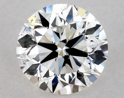 GIA 1.01 Carat H-SI1 Very Good Cut Round Natural Diamond
