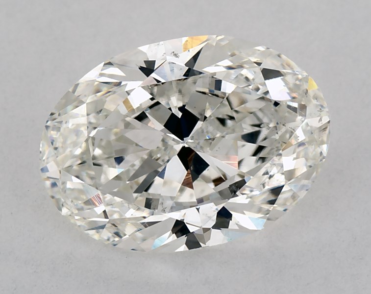 4 carat oval diamond, I SI1