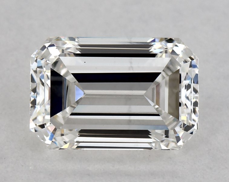 0.88 carat emerald diamond, F VS1