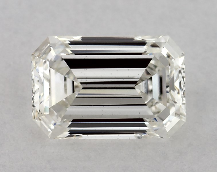 0.75 carat emerald diamond, F VS1