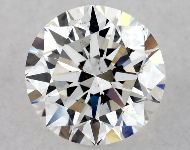 0.7 carat round diamond, G SI1