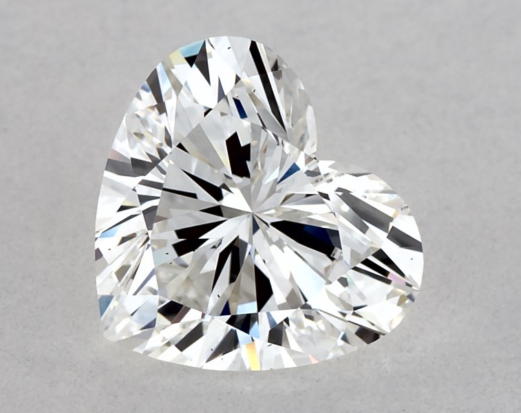 1.31 carat heart diamond, E VS2
