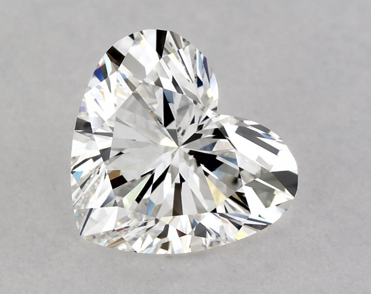 1.1 carat heart diamond, E VS2