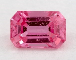 0.72 carat Emerald Natural Pink Sapphire