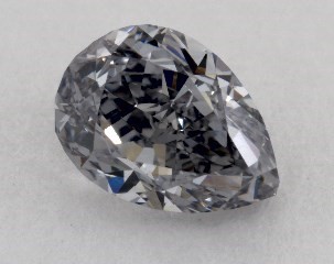 0.71 Carat Fancy Gray Blue-VS2 Pear Shaped Diamond